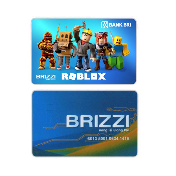 Kartu Roblox E-Money BRIZZI BRI Custom Card