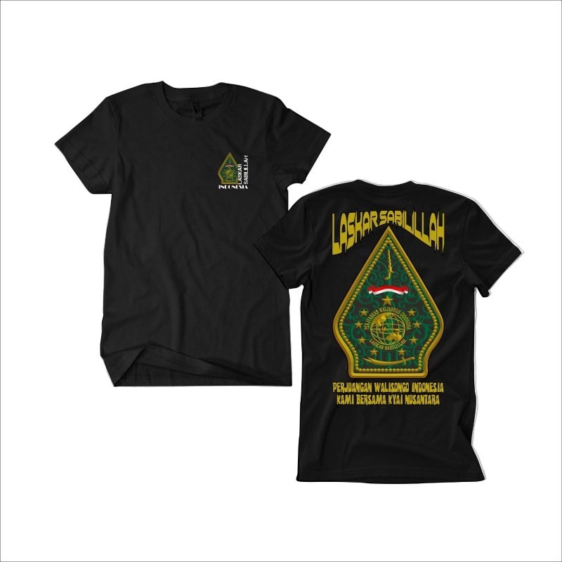 Kaos pendek majelis laskar sabilillah perjuangan walisongo indonesia terbaru | kaos dakwah islami