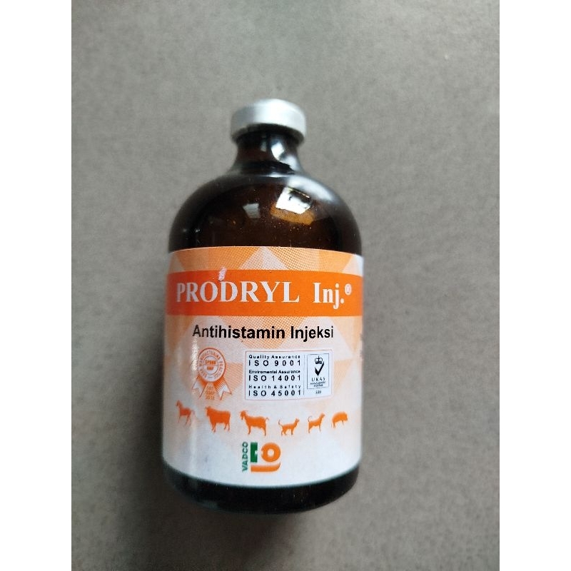 PRODRYL 100 ml exp date November 2024 - Obat Hewan Antihistamin seperti vetadryl