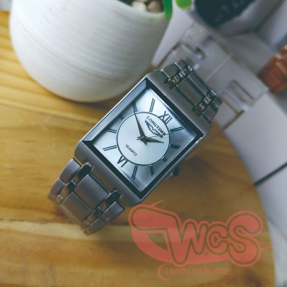 Jam Tangan Rantai Wanita Kotak Longtime Jam Tangan Wanita Rantai Kekinian