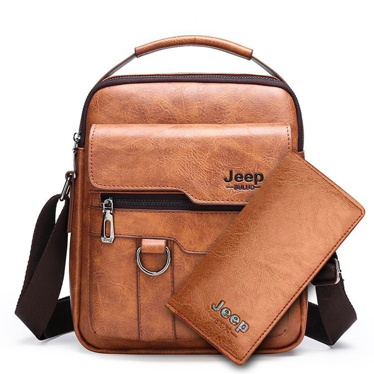 Tas Selempang Pria Original Jeep Kulit Anti Air Tas Pria Kasual Premium Business Messenger Bag