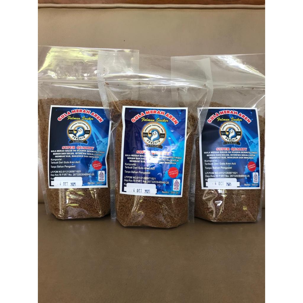 

Gula Aren Semut Bubuk Organik Palm Sugar Organic Grade A Export Quality Tanpa Campuran Gula Tebu Premium Pure 500 Gram Kantong