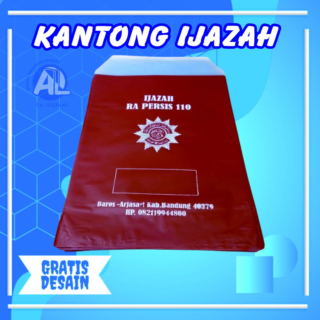 KANTONG IJAZAH RAPOT MAP IJAZAH WISUDA MAP FILE DOKUMEN ORGANIZER FOLDER