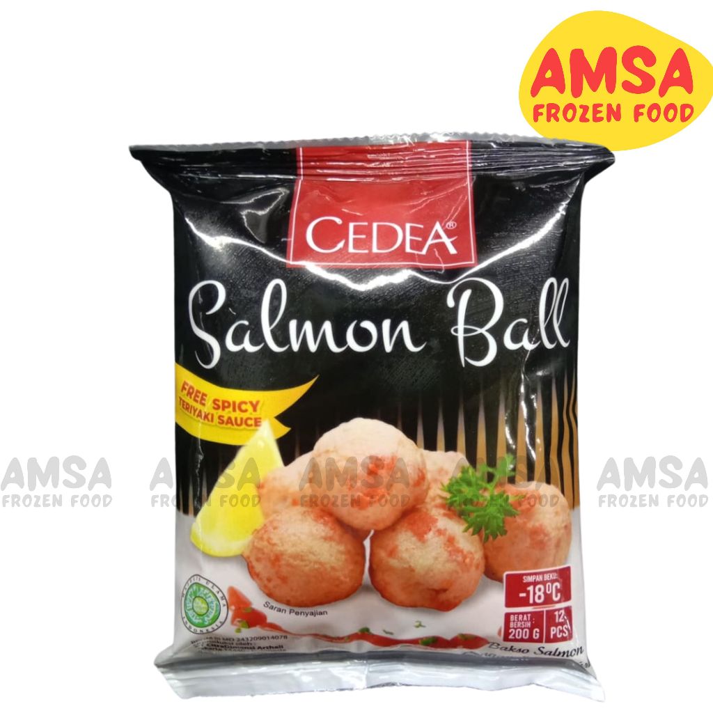 

Cedea Salmon Ball 200g / Bakso Salmon / Baso Ikan Salmon