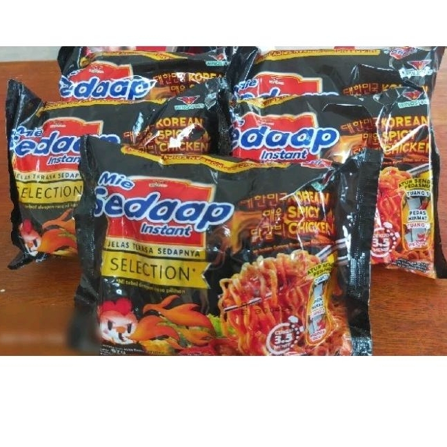 

5Pcs Sedap Mie Instant Goreng Selection Korean Spicy Chicken