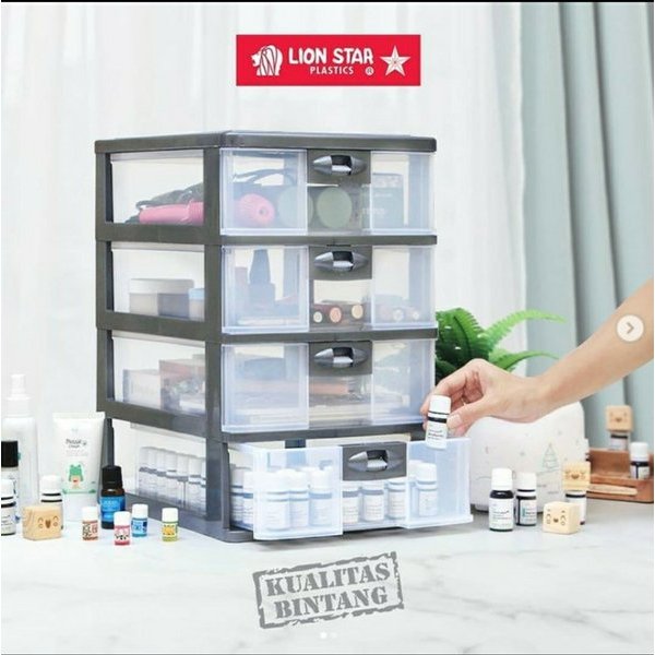 Laci Plastik Pressa Susun 3 Lion Star PR 33 A 4 Kabinet Container