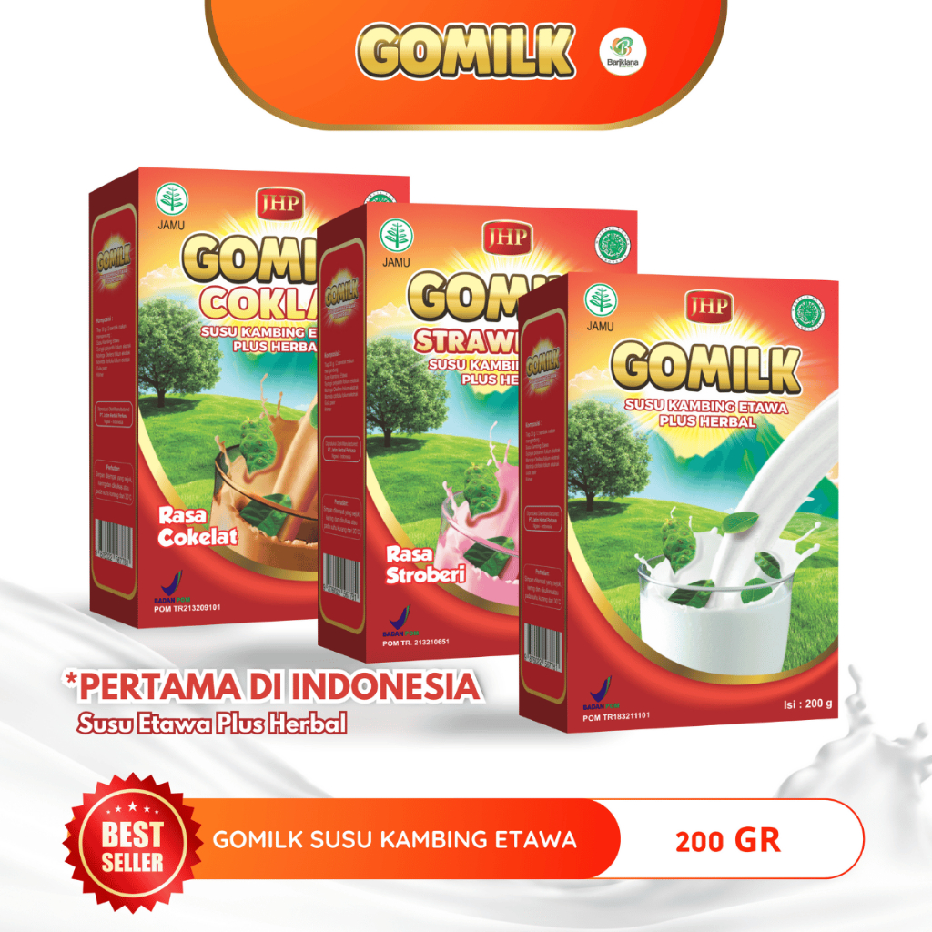 

[ BISA COD + GARANSI ] [ BELI 1 GRATIS JAHE ] [ BELI 3 GRATIS MADU ] Gomilk Susu Kambing Etawa Plus Mengatasi Mencegah Nyeri Sendi Lutut Asam Urat Kolesterol Rematik