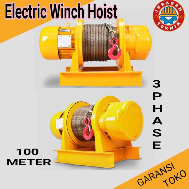 Electric Winch Hoist 3 ton 100 meter