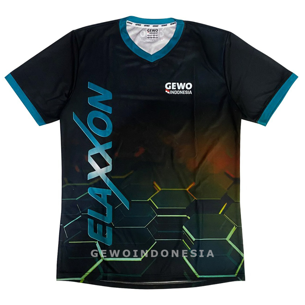 GEWO Shirt Elaxxon Edition Jersey - Baju Pingpong Tenis Meja Table Tennis Shirts Kaos Gewo Indonesia