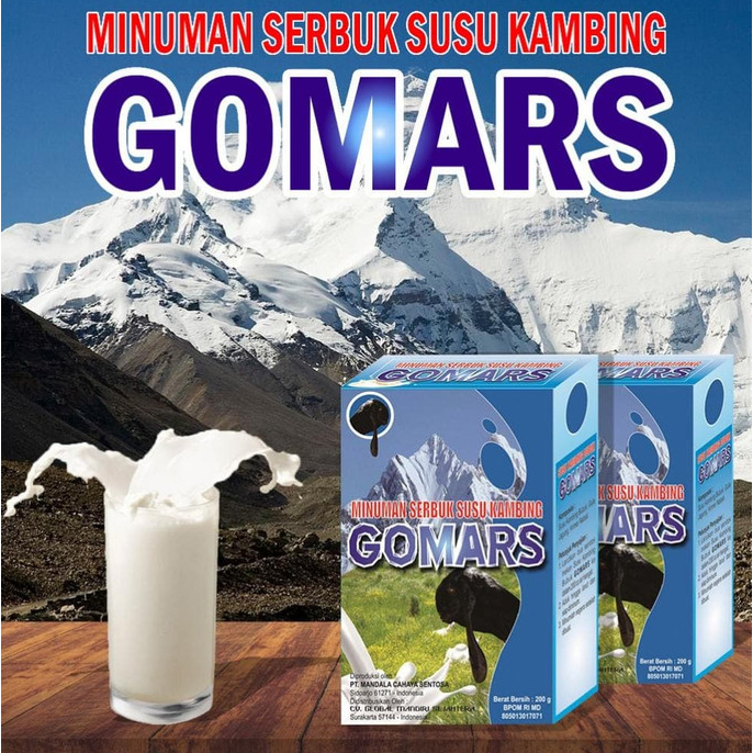 

Susu Gomars | Susu Kambing Rasa Original | 200 gr