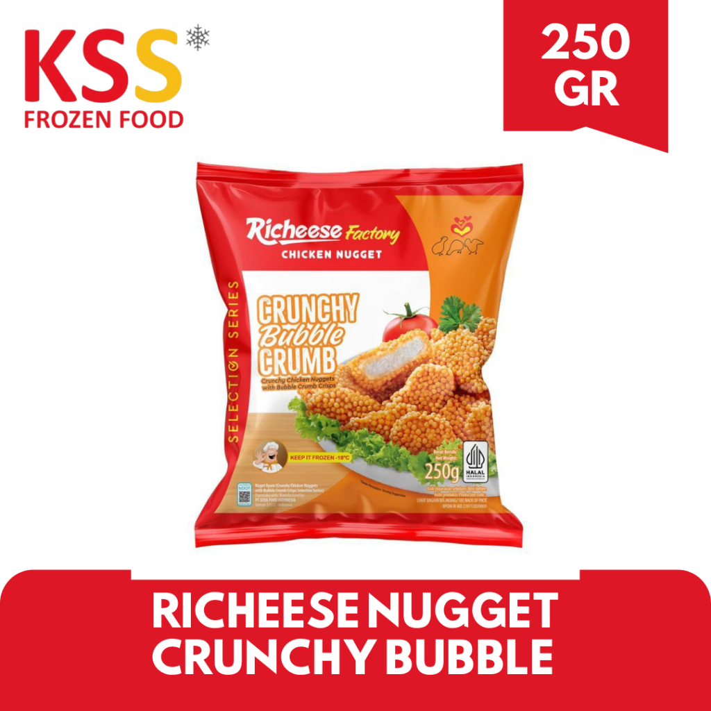 

RICHEESE NUGGET CRUNCHY BUBBLE 250 GR X 24