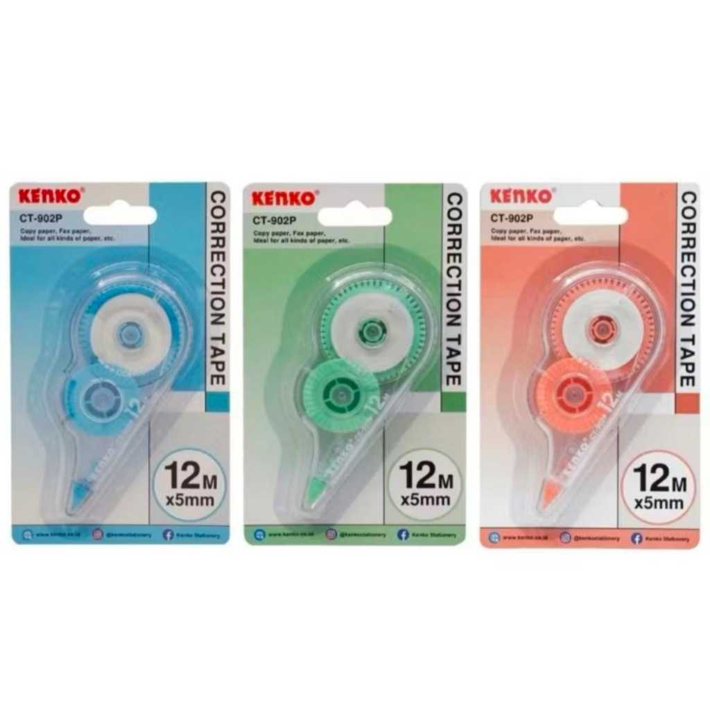 

KENKO CORRECTION TAPE CT-902P (12MX5MM) HARGA PER PCS WARNA RANDOM