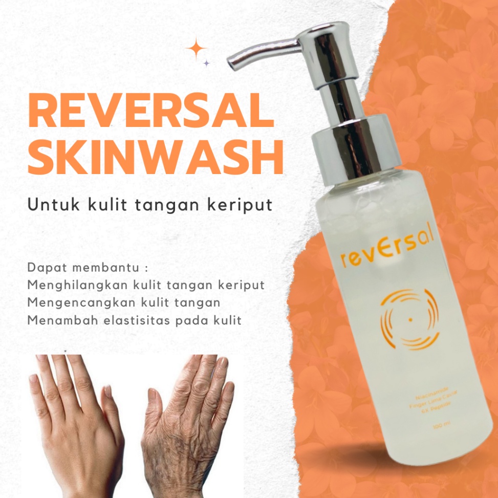Reversal Skin Wash Untuk Kulit Keriput Krim Tangan Keriput Kulit Kasar Kulit Kusam Sudah BPOM  cream