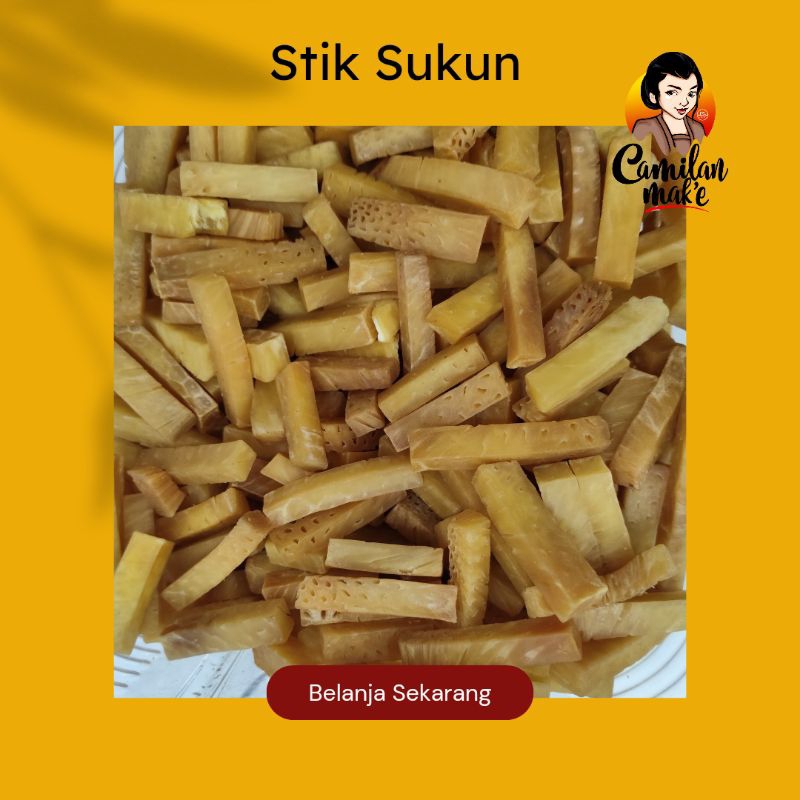 

STIK SUKUN ASLI RASA GURIH/ CAMILAN MAK'E/ CEMILAN STIK SUKU/ JAJANAN GURIH/ SNACK KILOAN