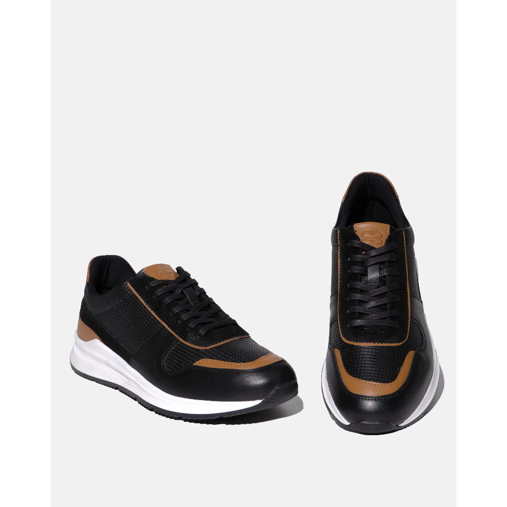 Buccheri Sneakers Pria Benjamino Black - MG3070