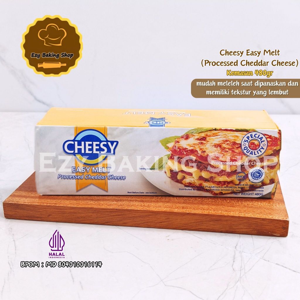 

Keju Cheesy Easy Melt 500gr / Keju Leleh Ekonomis