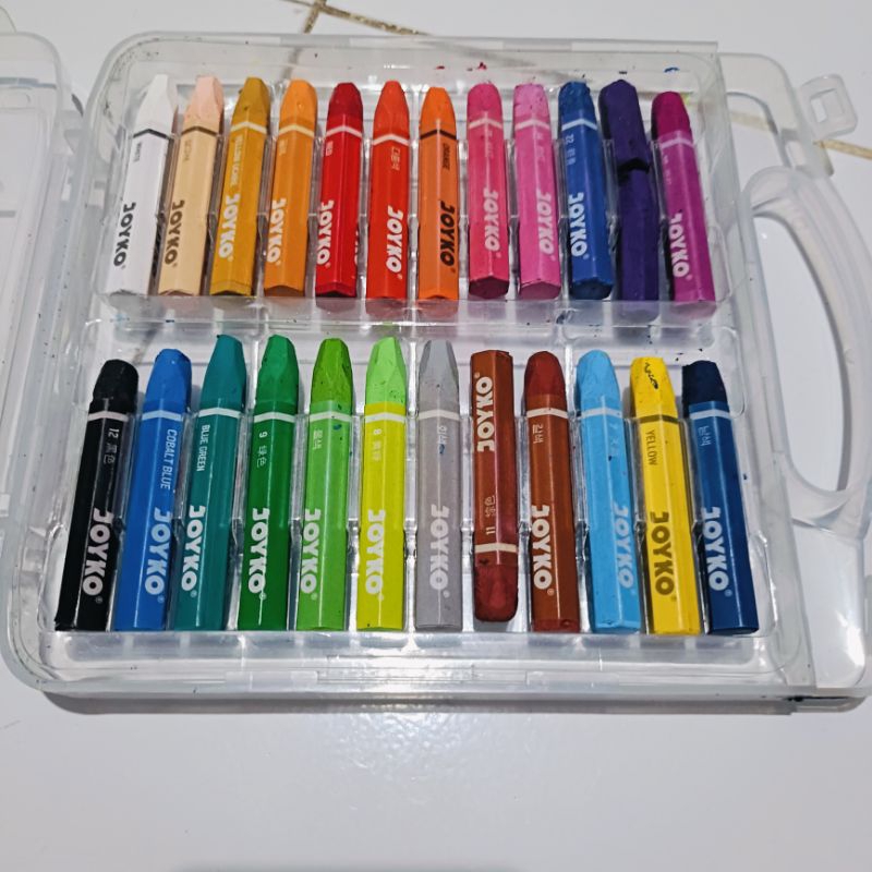 

Crayon Titi Joyko Oil Pastel 24 preloved bekas