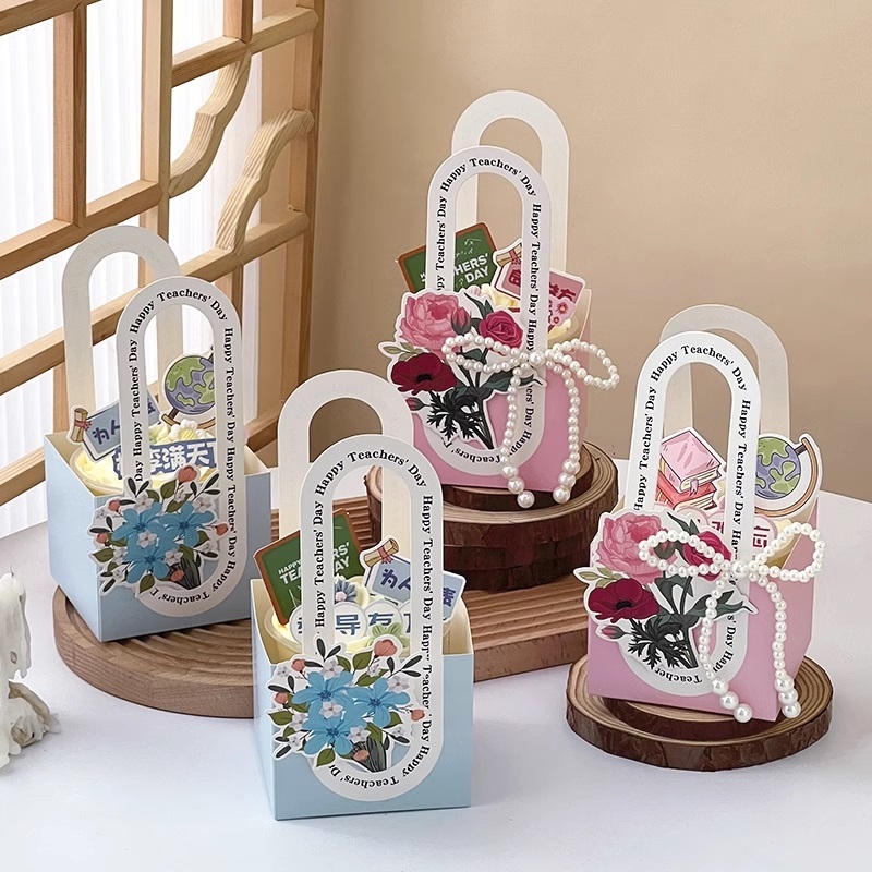 

Box Kotak bunga Untuk Hari Guru | Kotak Bunga | Kotak Tenteng Bunga | Handy Bag | Flower Box Teacher