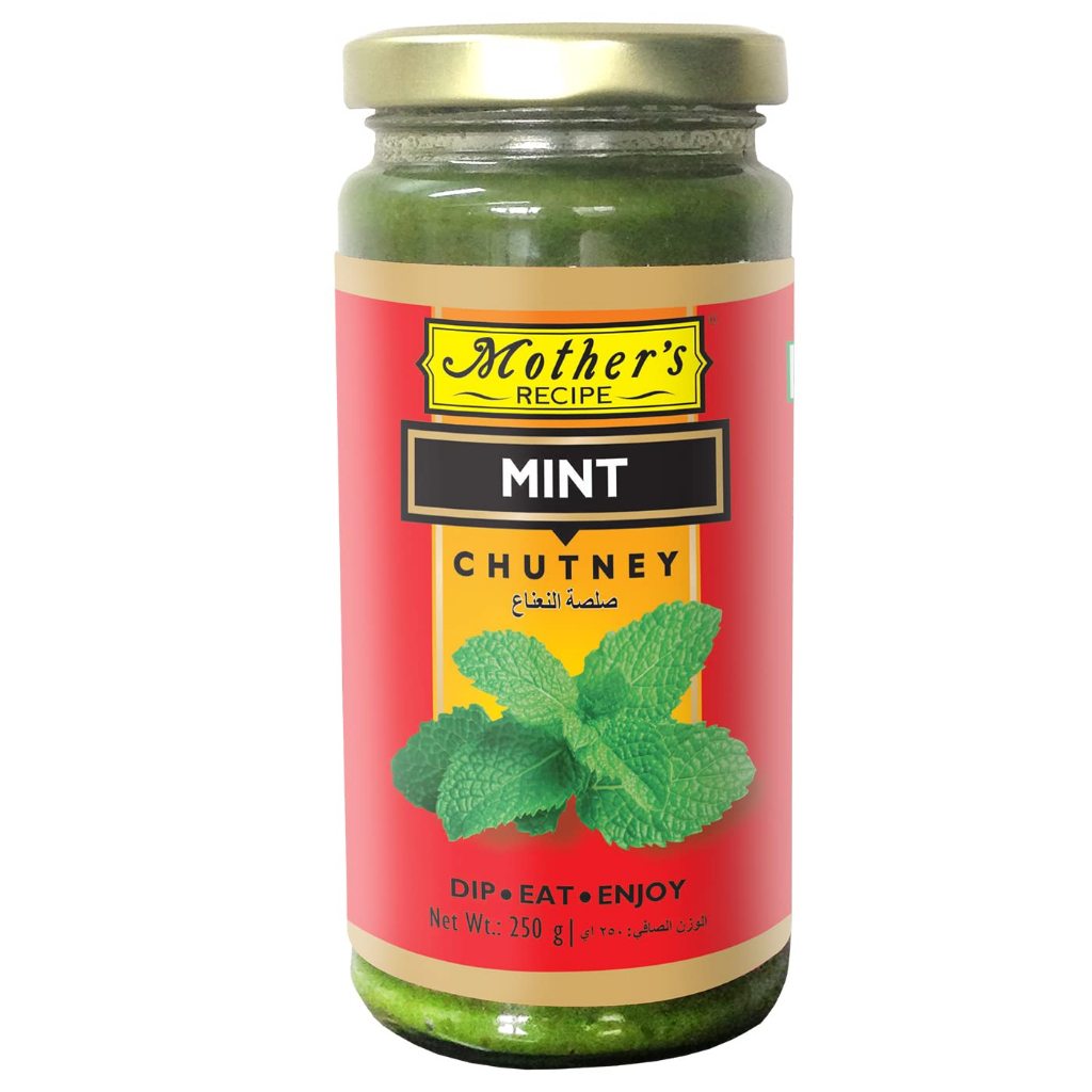 

MINT CHUTNEY MOTHER'S RECIPE 250G / Olesan Roti Panggang