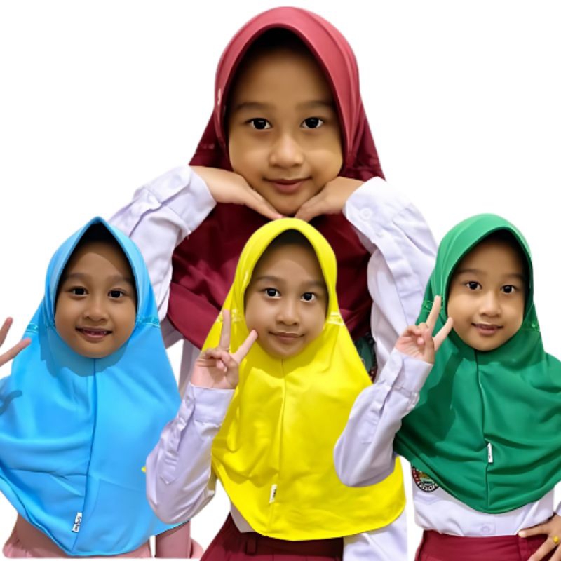 Hijab Instan-Jilbab sekolah-Kerudung Rabbani ukuran S / M / L