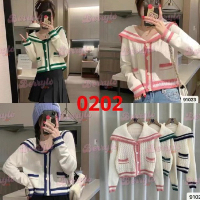 Berryls Crop Rajut Kepang