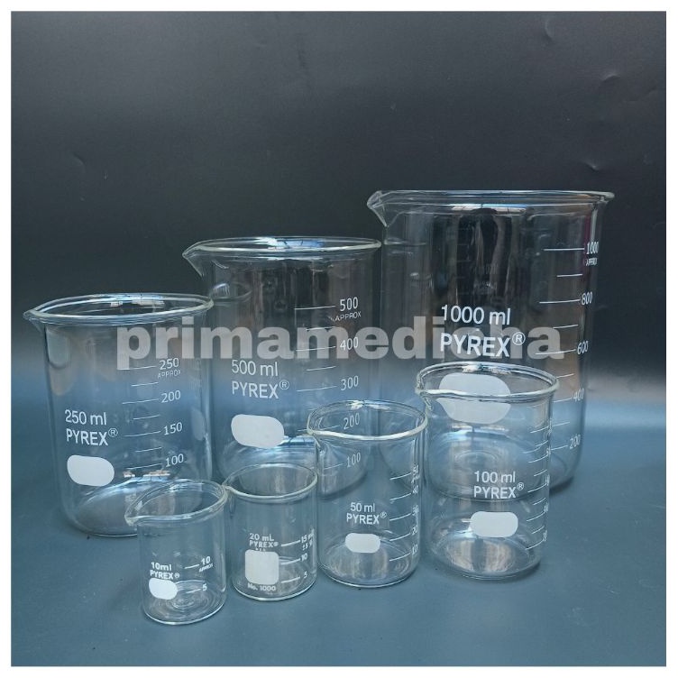 Termurah Gelas Kimia PYREX  Beaker Glass