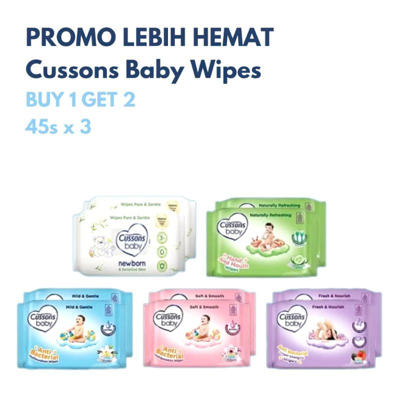 Tissue Basah Cussons Baby | Cussons Baby Wipes