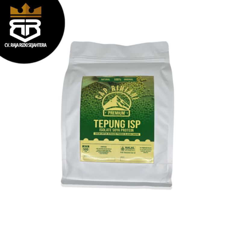 

(500 Gram) Tepung ISP /Isolate Soy Protein/Tepung Kedelai Non GMO/Emulsifier - CAP RINJANI BY RAJA RIZKI SEJAHTERA