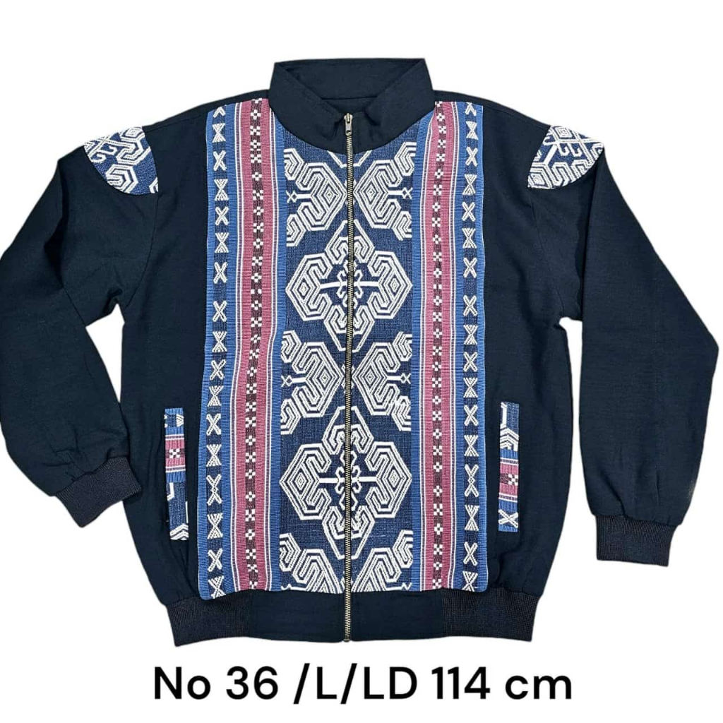 Jaket TENUN - dengan TENUN TANGAN - Tenun Premium dari NTT