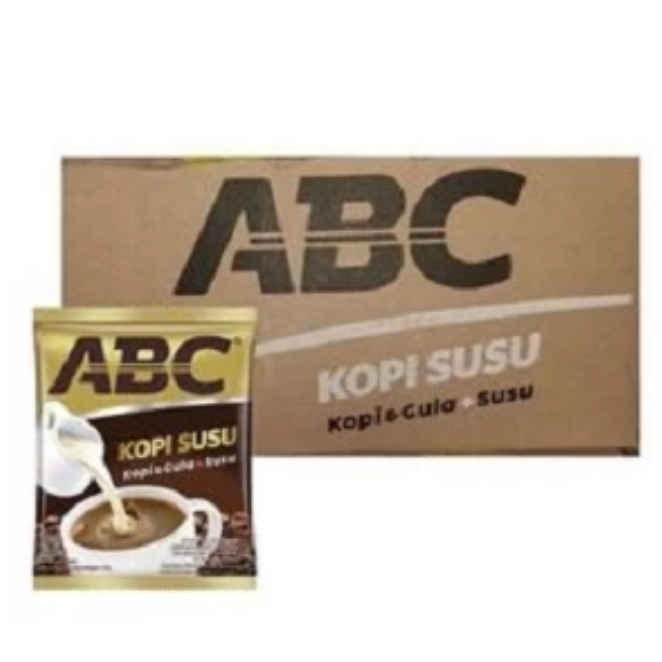 

KOPI ABC SUSU 1 DUS ISI 120 SACHET KEMASAN 30 GRAM