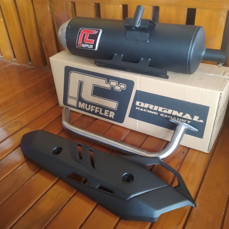 knalpot Standar Racing ic Muffler model tzm mio beat pcx vario dll