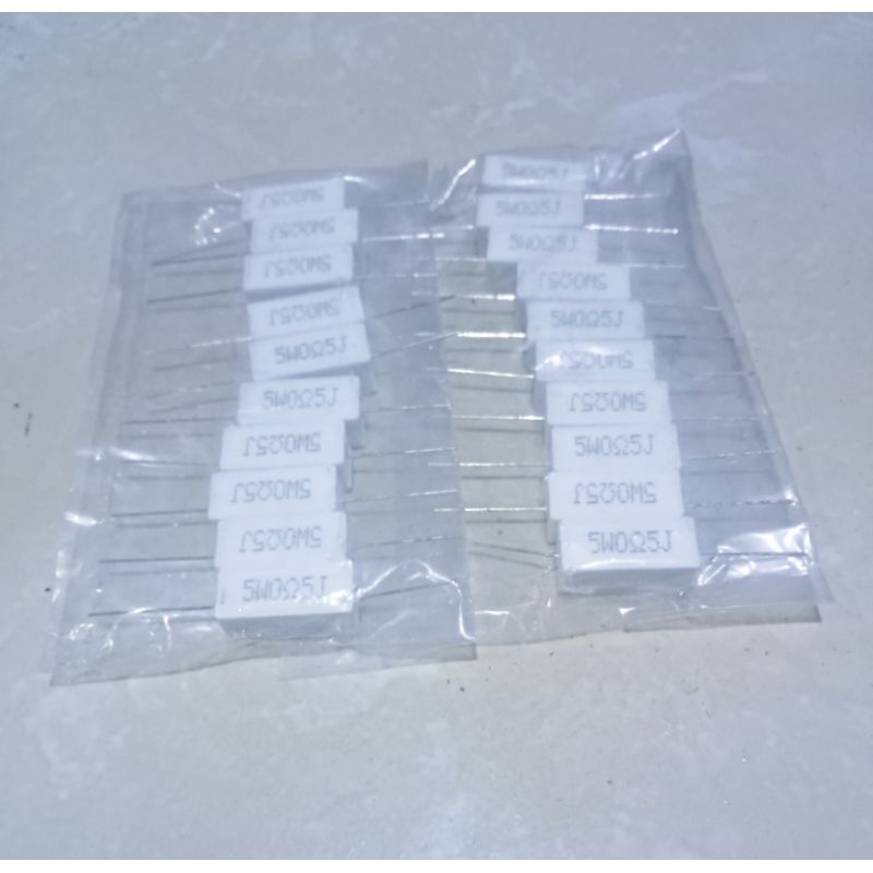 R kapur 5watt 0,5ohm