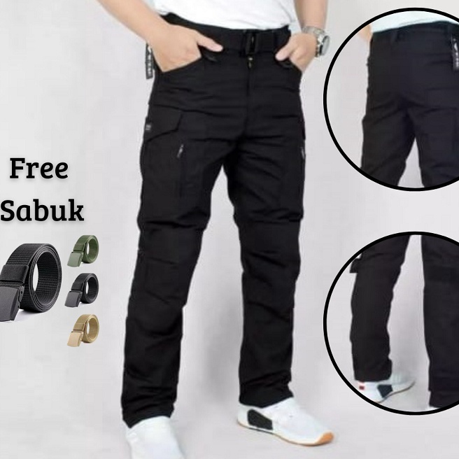 HJ6 Asoheh Celana Wtac Panjang Free Sabuk Gunung Pria PDL