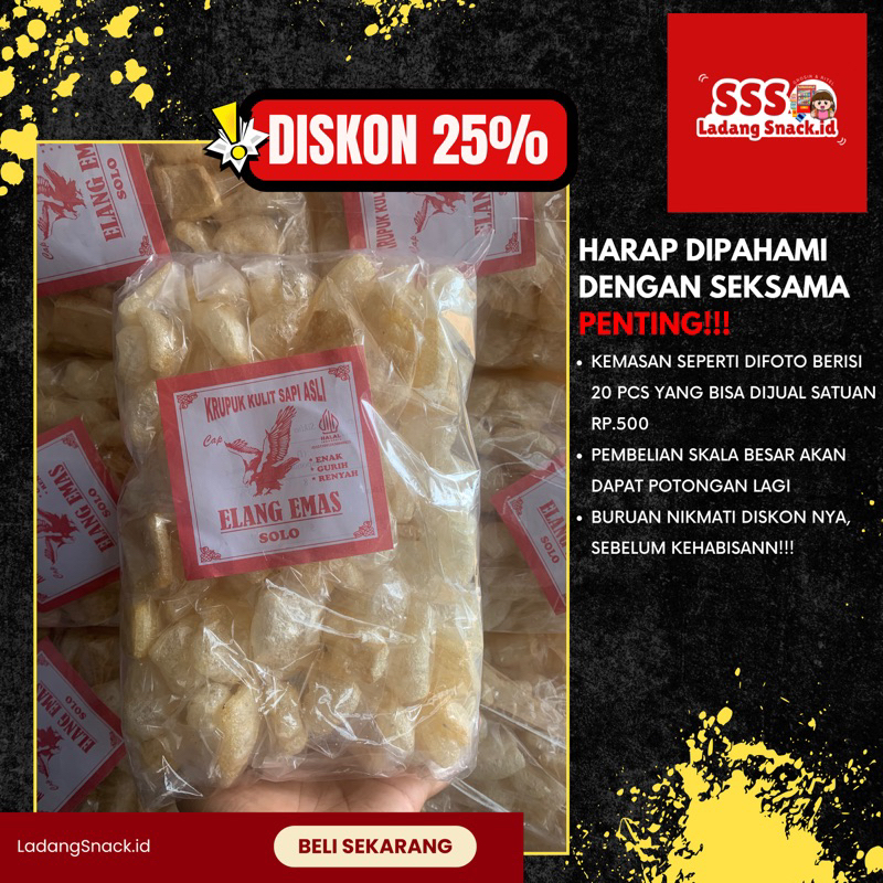 

Krupuk rambak/ krupuk kulit