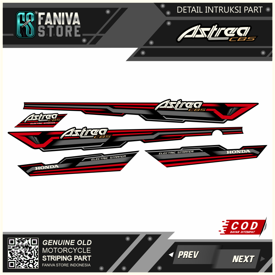 STRIPING ASTREA GRAND / STRIPING ASTREA BULUS / STRIPING ASTREA