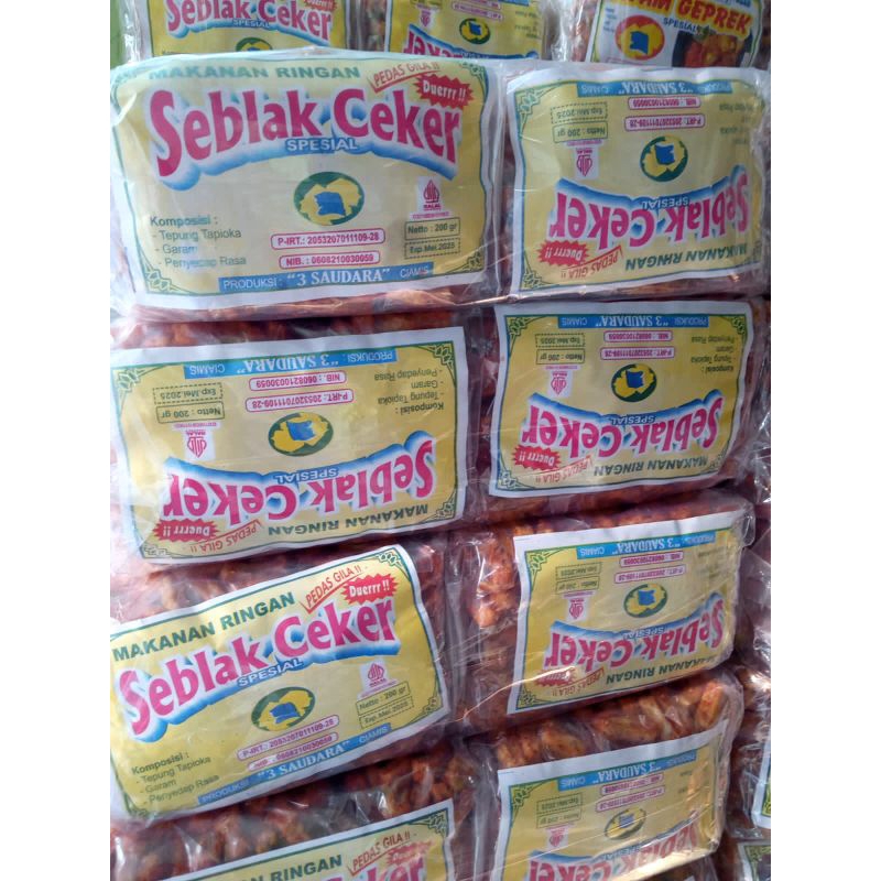 

SEBLAK CEKER PEDAS 1 PACK ISI 20 , ECER 500 TERMURAH