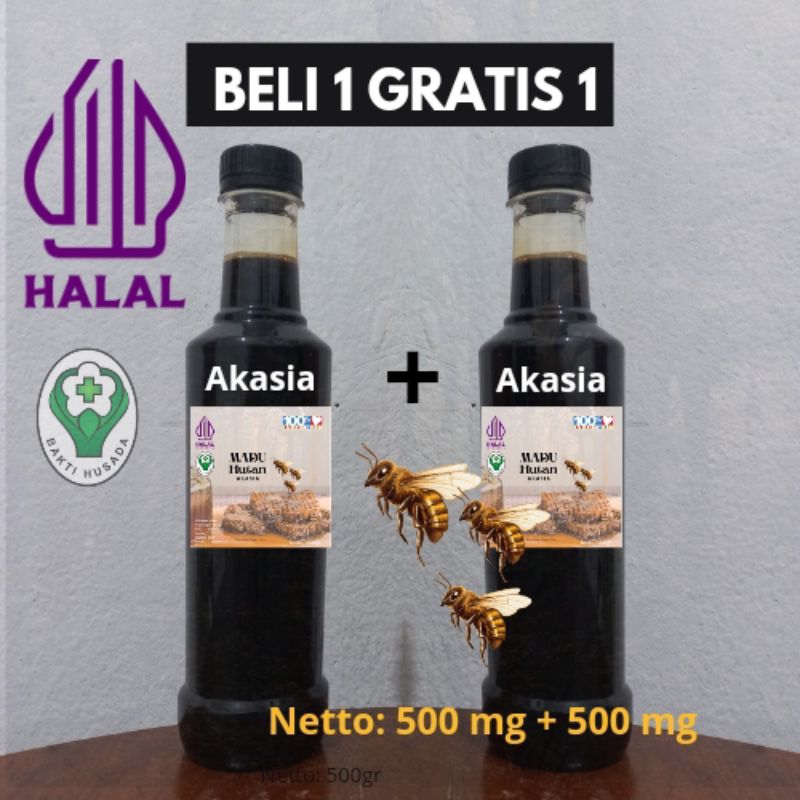 

EXCLUSIVE HONEY FIVE STARS [BELI 1 GRATIS 1] MADU HUTAN AKASIA