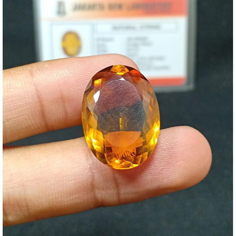 BATU CITRINE JUMBO ASLI NATURAL LENGKAP DENGAN SERTIFIKAT