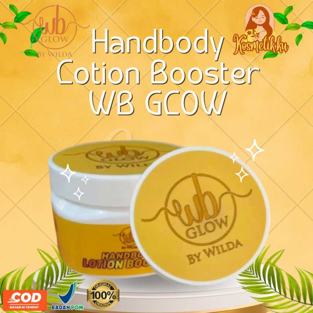 PAKET RESELLER 3 POT HANDBODY LOTION BOOSTER WB GLOW BY WILDA OFFICIAL