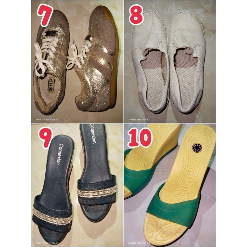 Sepatu Preloved / Sandal Preloved / Sepatu Sandal Second / Bekas