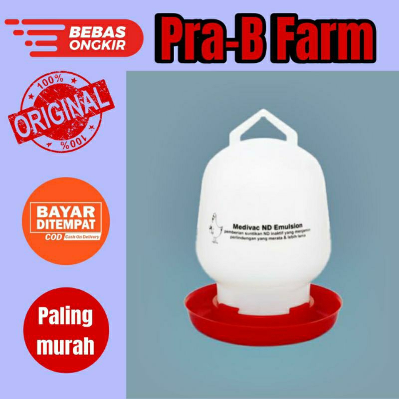 Tempat Minum Ayam 3300 ML TMA 1 GALON MEDION