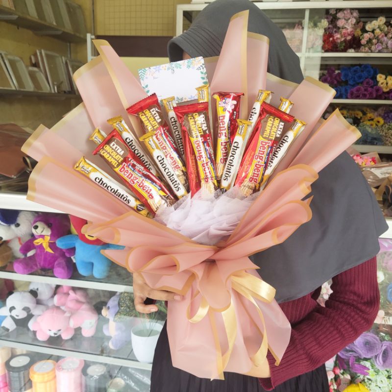 

buket snack bengbeng chocolatos (size L)