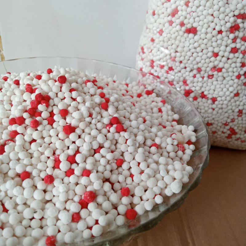 

Sagu mutiara 1kg / Sagu mutiara Merah Putih/Hijau putih sagu mutiara mentah
