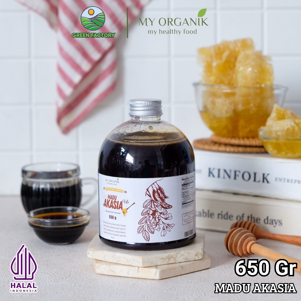 

My Organik Madu Akasia Murni Raw Honey Asli 100% Original Tanpa Campuran Premium 650gr