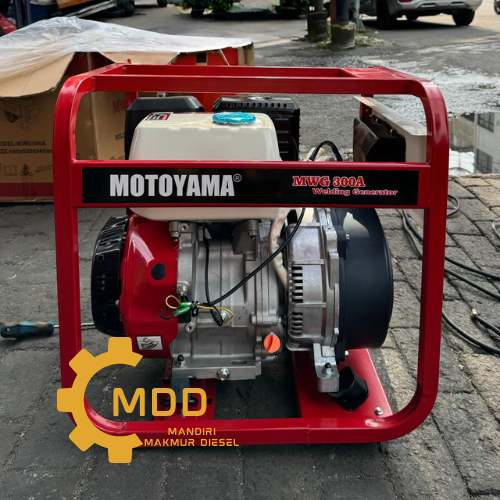 Mesin Genset Las Motoyama MWG 300A Welding Generator (1000 Watt)