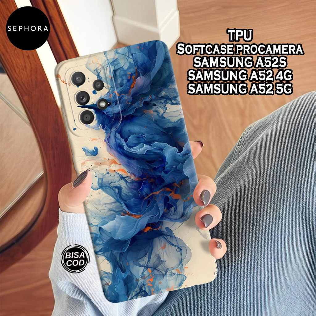 Case Samsung A52s/A52 4G/A52 5G - Fashion Case Abstrak - Softcase Samsung A52s/A52/A52 5G  - Case Pr