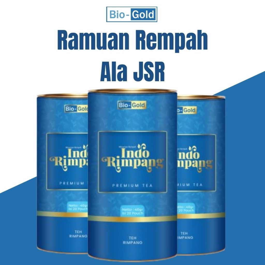 

Teh Rimpang Bio Gold 100% Alami - Teh Celup Herbal Menurunkan BB Melancarkan Haid Promil Bpom