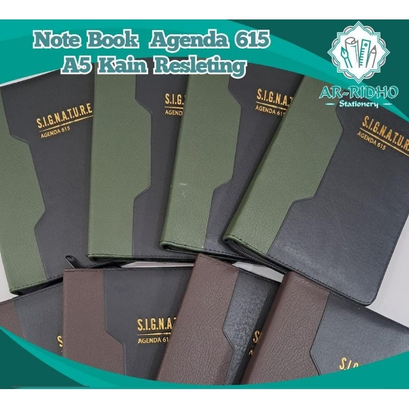 Buku Kulit Agenda Signature Resleting  615