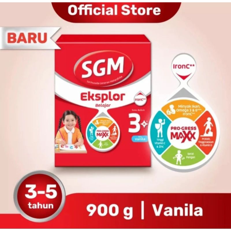 

SGM Eksplor 3+ Vanilla 900 gram