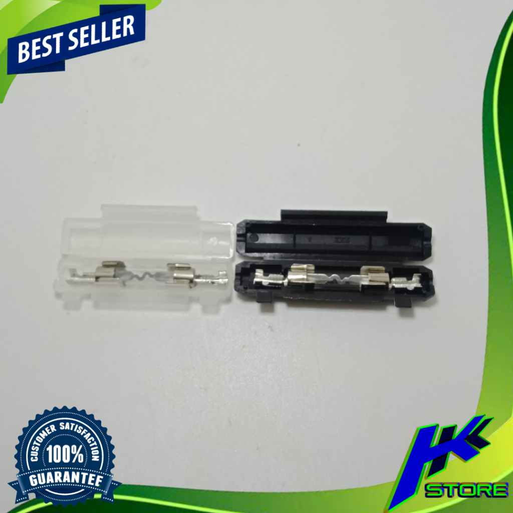 1 Set Sekring Tabung Motor + Fuse + Kabel Scun Rumah Sekring Tabung Motor